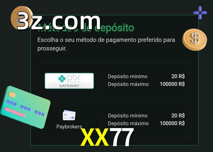 O cassino XX77bet oferece uma grande variedade de métodos de pagamento