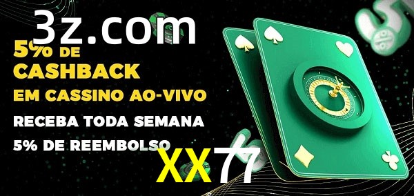 Promoções do cassino ao Vivo XX77